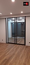 Межкомнатные двери из алюминия в стиле Loft
